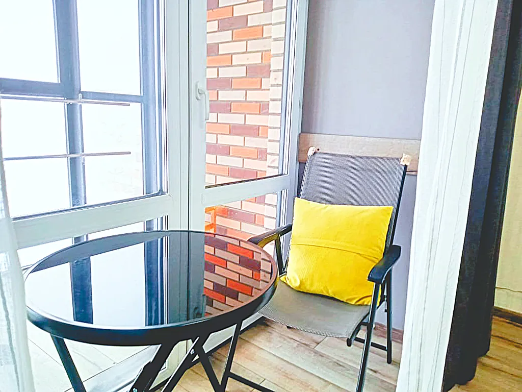 Квартира Квартира Уютная студия с панорамным видом на город — Красноярск