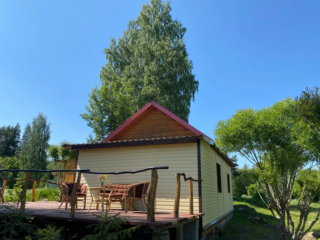 Эко-дом на природе со всеми удобствами