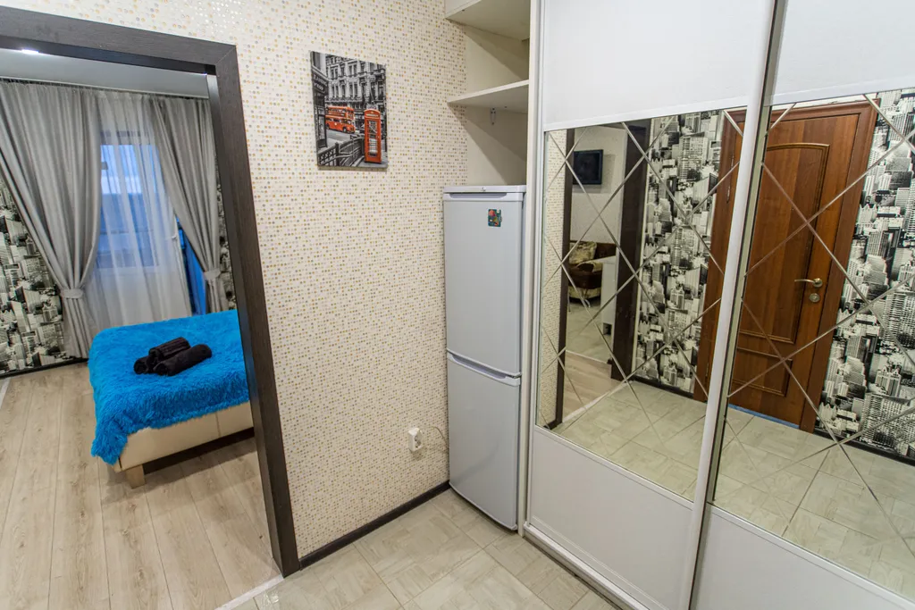 Современная студия в монолитном доме