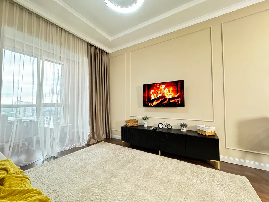 Евродвушка в ЖК Комфорт Сити с видом на горы, рядом с ТЦ MEGA