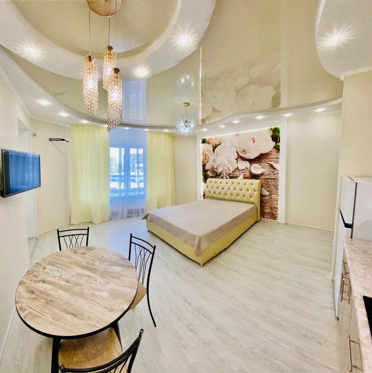 Чистая уютная квартира с дизайнерским ремонтом рядом с ТЦ Кристалл