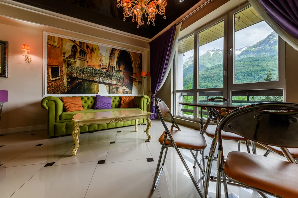 Квартира Семейный апартамент с балконом — аренда посуточно в Красная Поляна