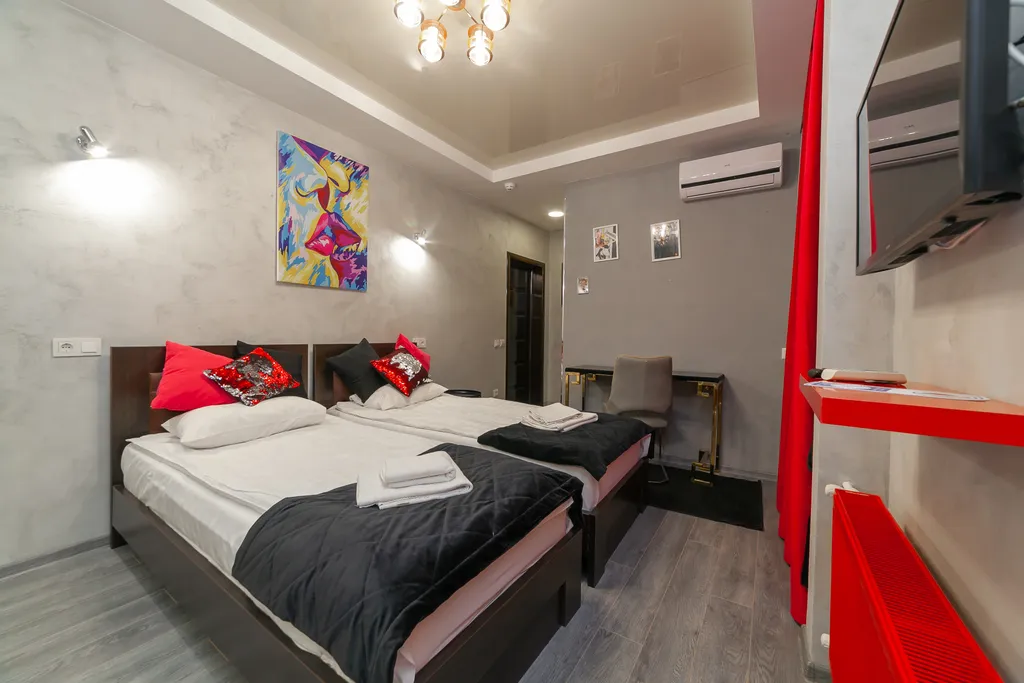 Квартира Стандарт с двумя односпальными кроватями — аренда посуточно в Новофёдоровка