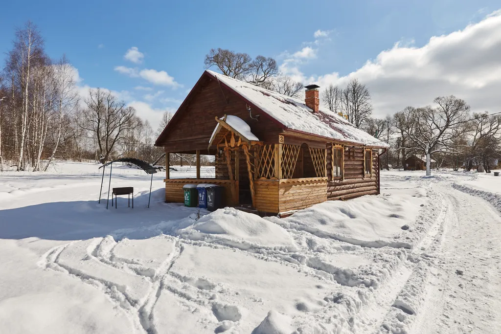 Домик с камином