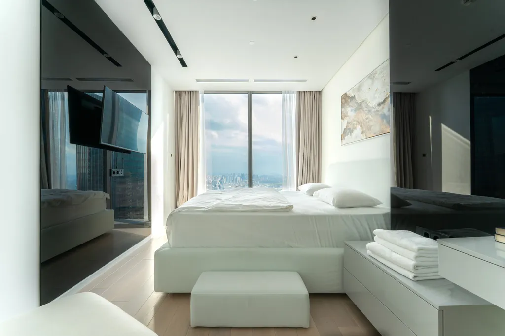 Стильный апартамент на 73 этаже с собственным хамамом и караоке