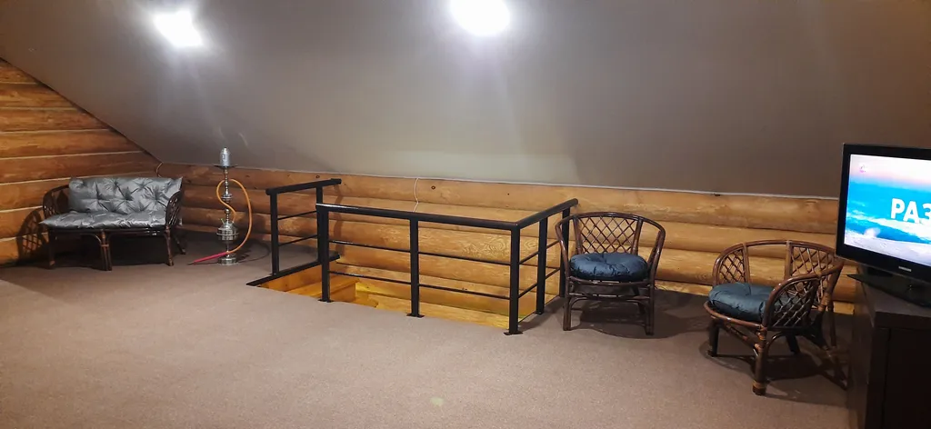 Видовой дом из бруса с сауной