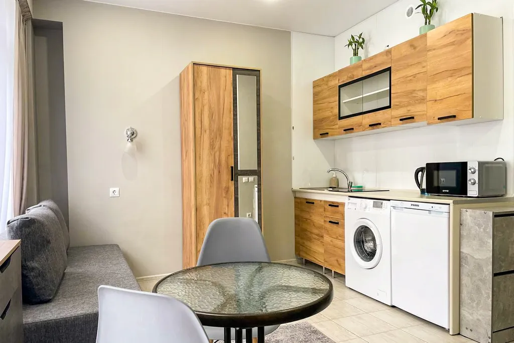 Уютная студия Морент с видом на море и двор, ЖК Сорренто Парк