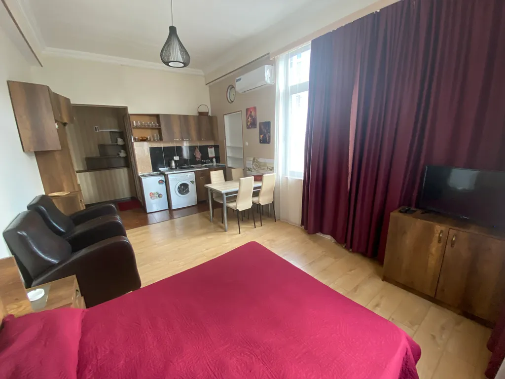 Уютная однокомнатная квартира для двоих, с хорошим видом