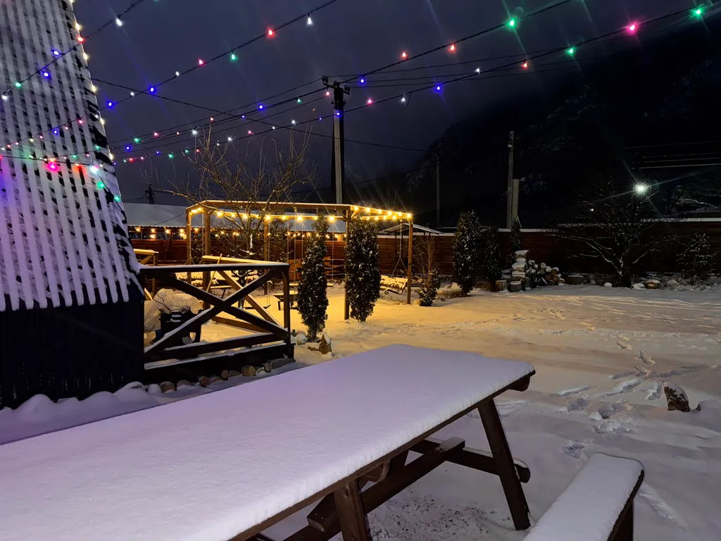 Домбай -Теберда, коттедж с видом на горы