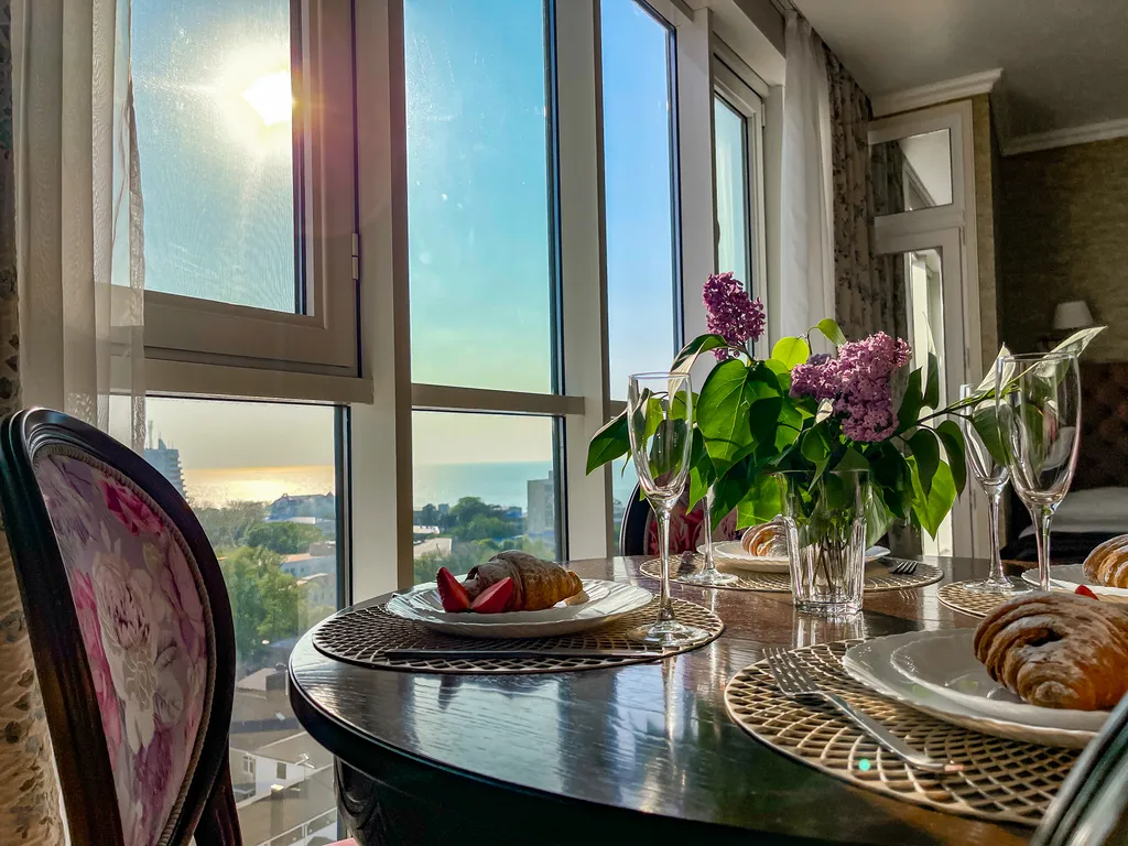 Квартира Квартира в сквере с панорамным видом на море — Анапа