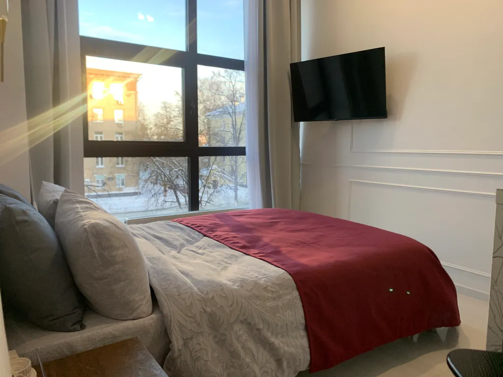 Бизнес-апартаменты PLAZA - парковка, кухня, стиральная машина, СмартТВ