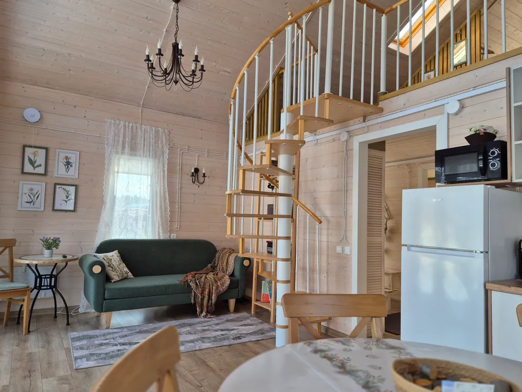 Коттедж Уютнейший дом с роскошным видом на озеро и пляжем.Карелия совсем рядом — Ларионово