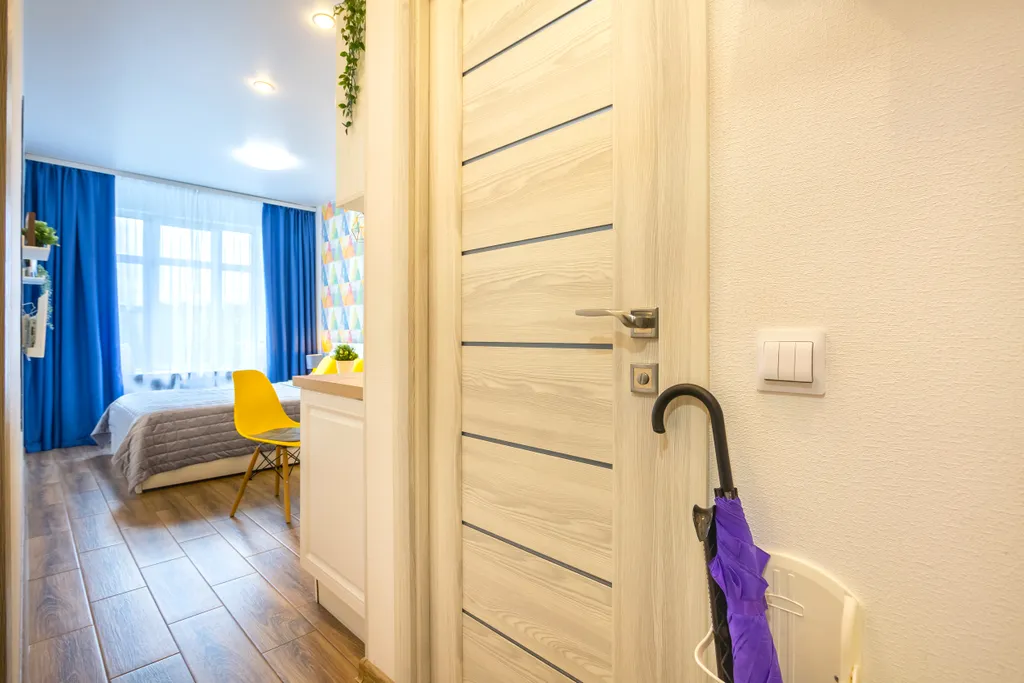 Апартаменты Riverside с панорамным окном в центре