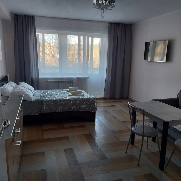 Уютная чистая квартира в новом доме с отличным видом на город