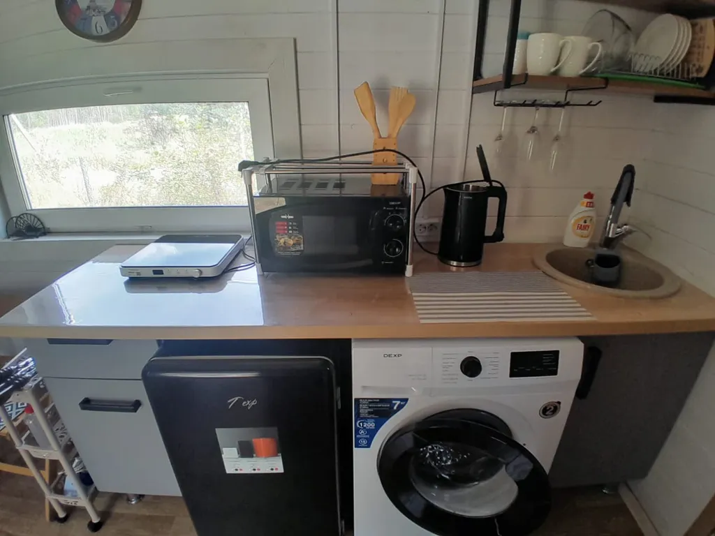 Современный модульный домик с кедровой баней