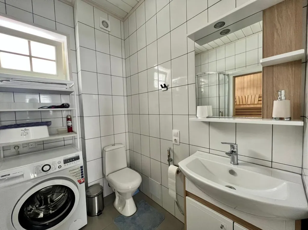 Уютный коттедж N8 с сауной и камином на озере Лунном