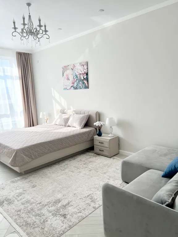 Уютные апартаменты в жилом комплексе комфорт-класса с видом на горы