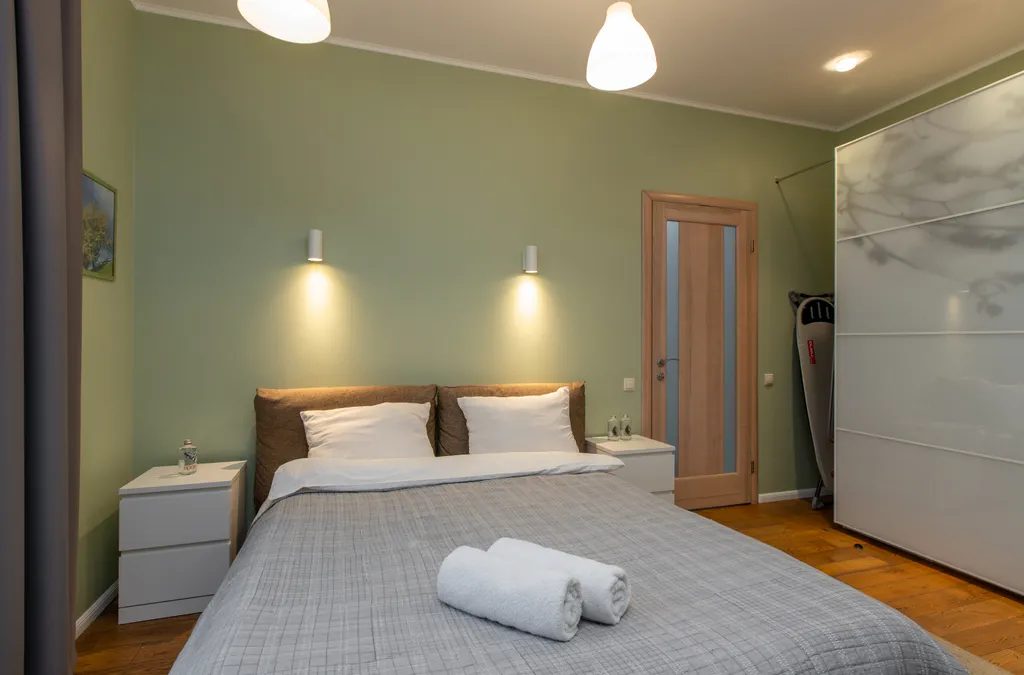 Комфортный апартамент с видом на Свислочь