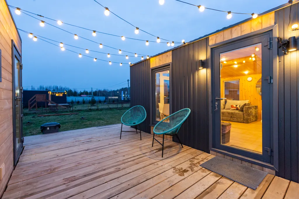 Семейный домик с финской сауной