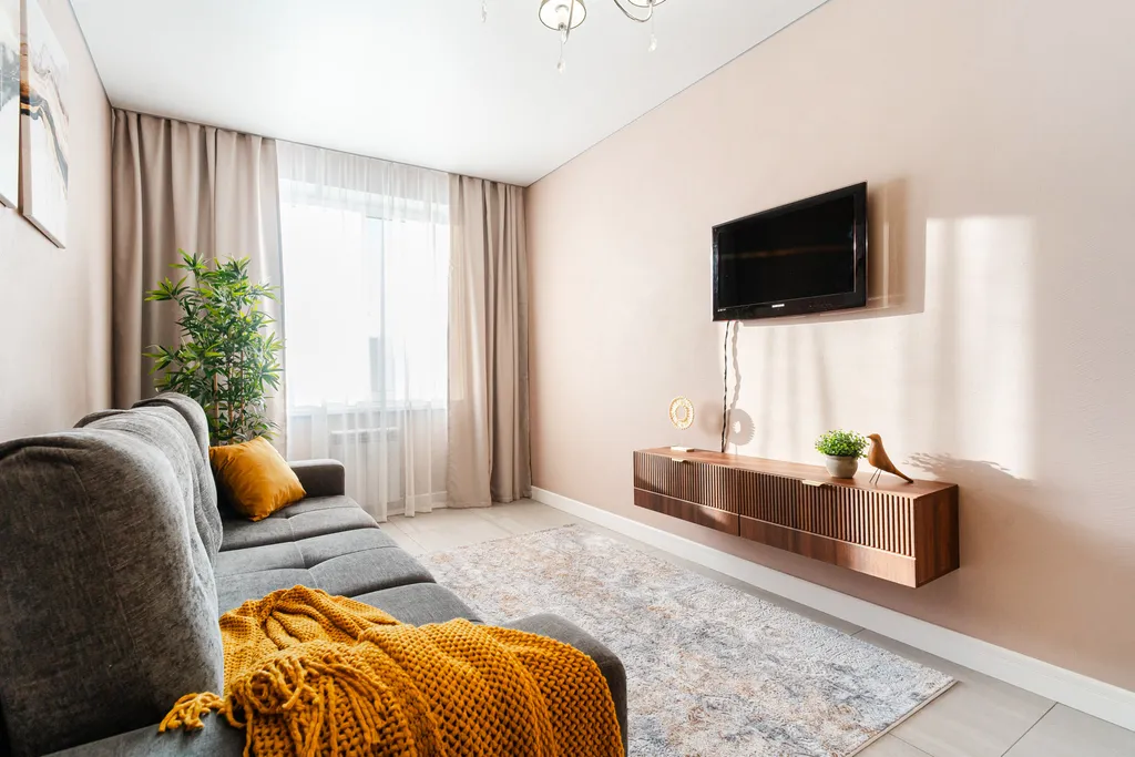 Евро-двушка в новом ЖК - до 3 гостей