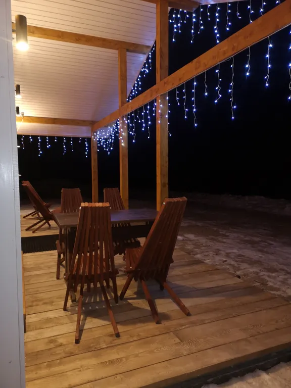 Коттедж Гостевой дом с террасой и сауной в Карелии, вблизи реки и озера Ладоги — Видлица