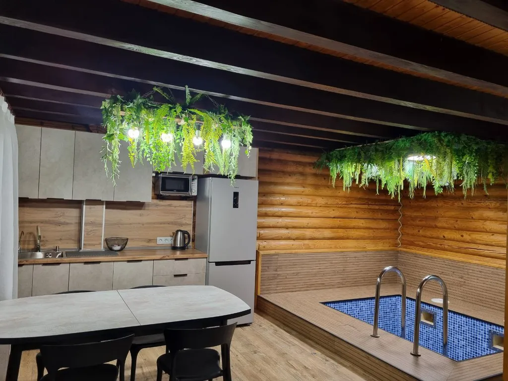 Коттедж с термальным бассейном и баней Green House — аренда посуточно в Мостовской