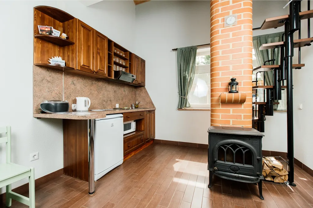 Квартира Уютные 4х-местные апартаменты на берегу озера с отдельным входом — Уя