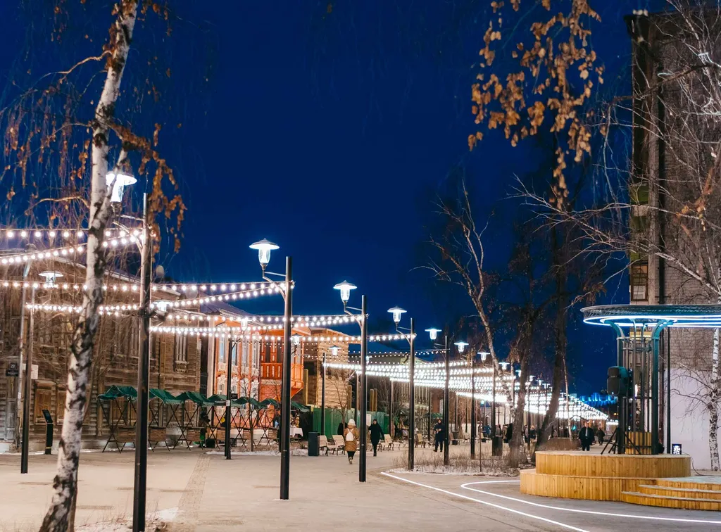 Апартаменты на Тюменском Арбате с видом на Бульвар Дзержинского