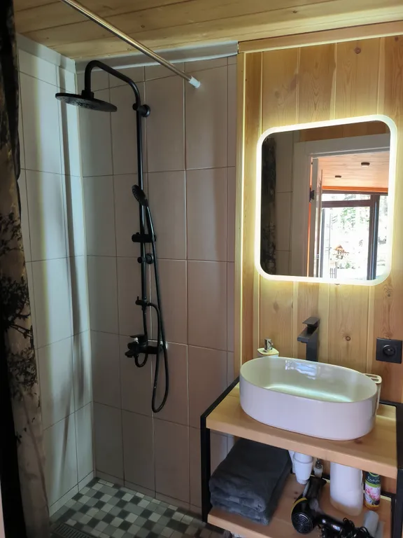 Коттедж Новый модульный дом с видом на горы и лес — Шерегеш