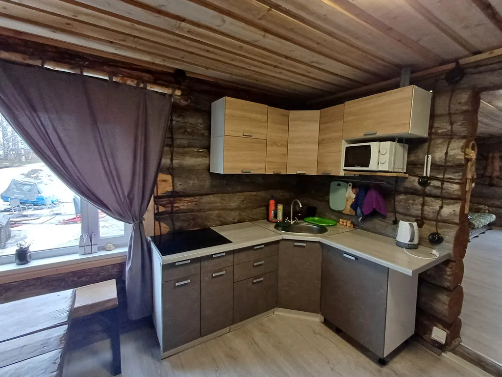 Эко дом на берегу Белого моря