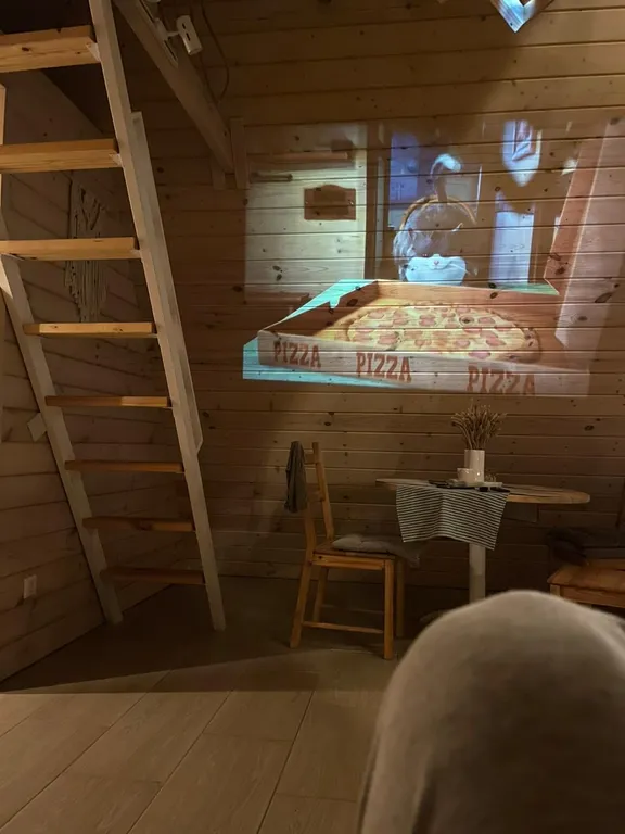 Уютный домик афрейм, банный чан, банька