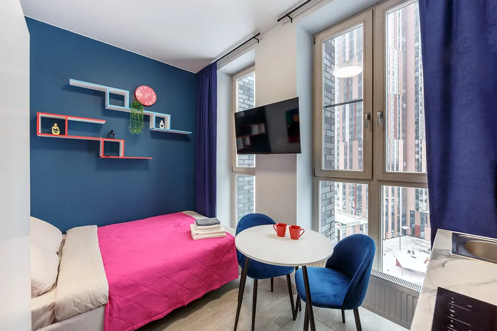 Квартира Квартира Студия в 5 минутах от метро Водный стадион — Москва