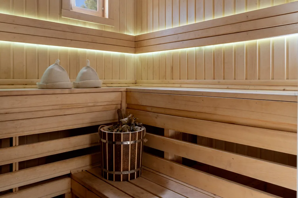 Дом у леса с баней и чаном