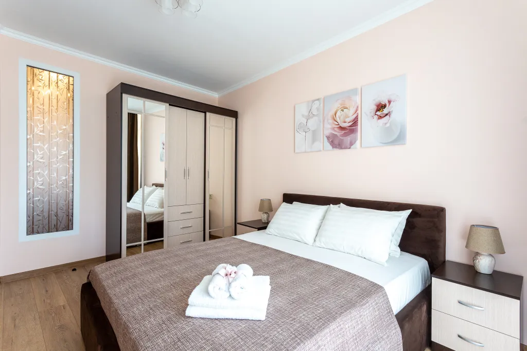 Двухкомнатная квартира с балконом Москва Lamare мкрн. Светлана