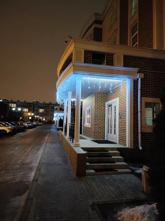 Квартира с камином у леса