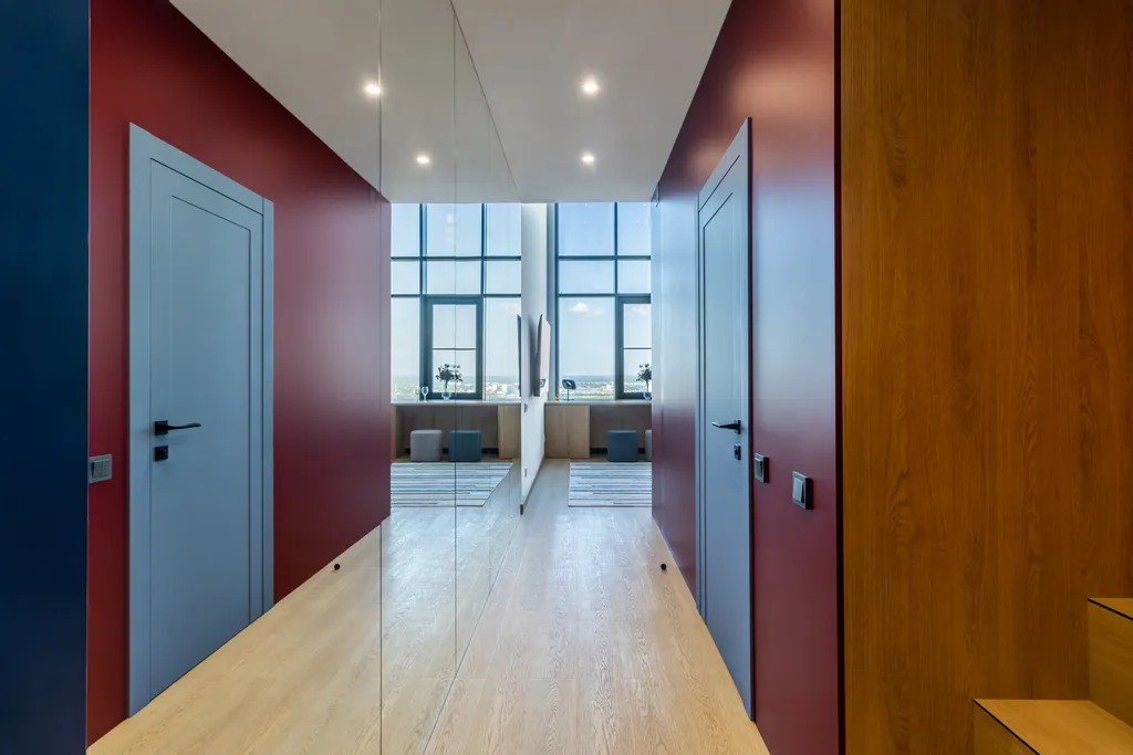 Двухуровневые апартаменты с видом на Волгу