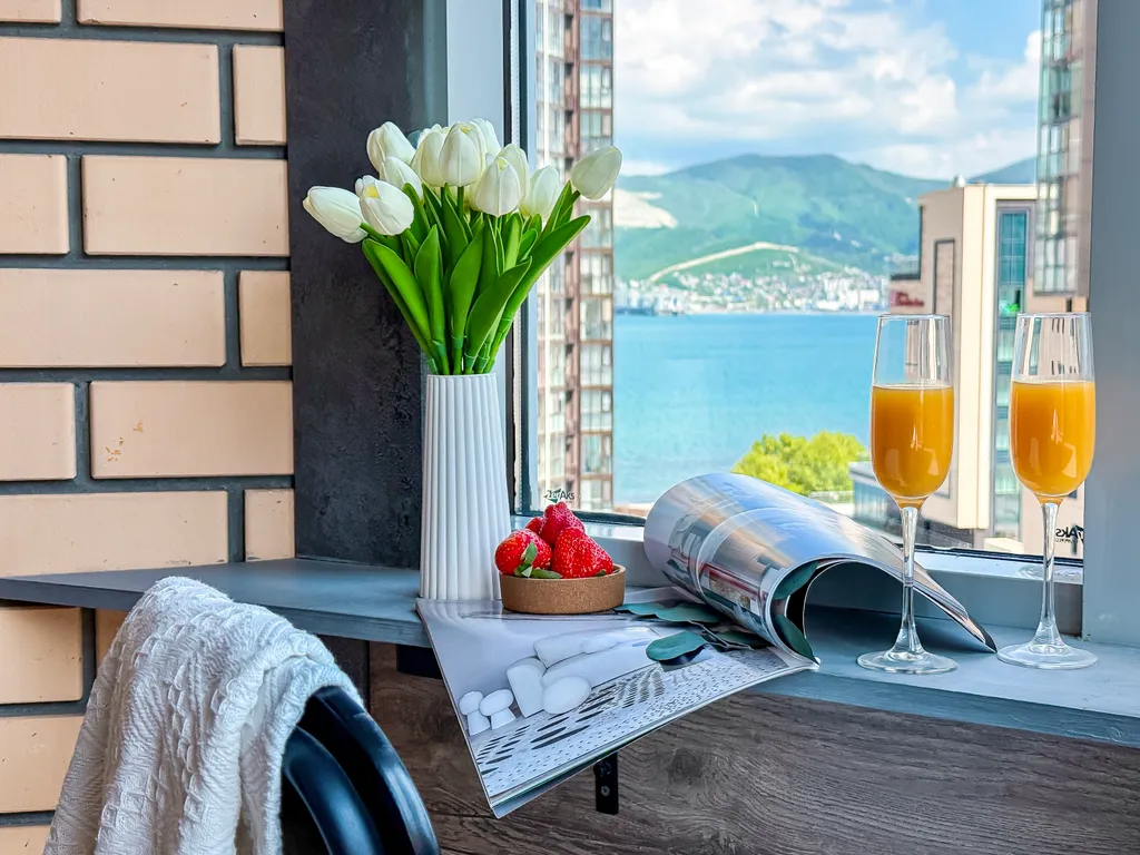 Квартира Уютная видовая студия в центре набережной — аренда посуточно в Новороссийск