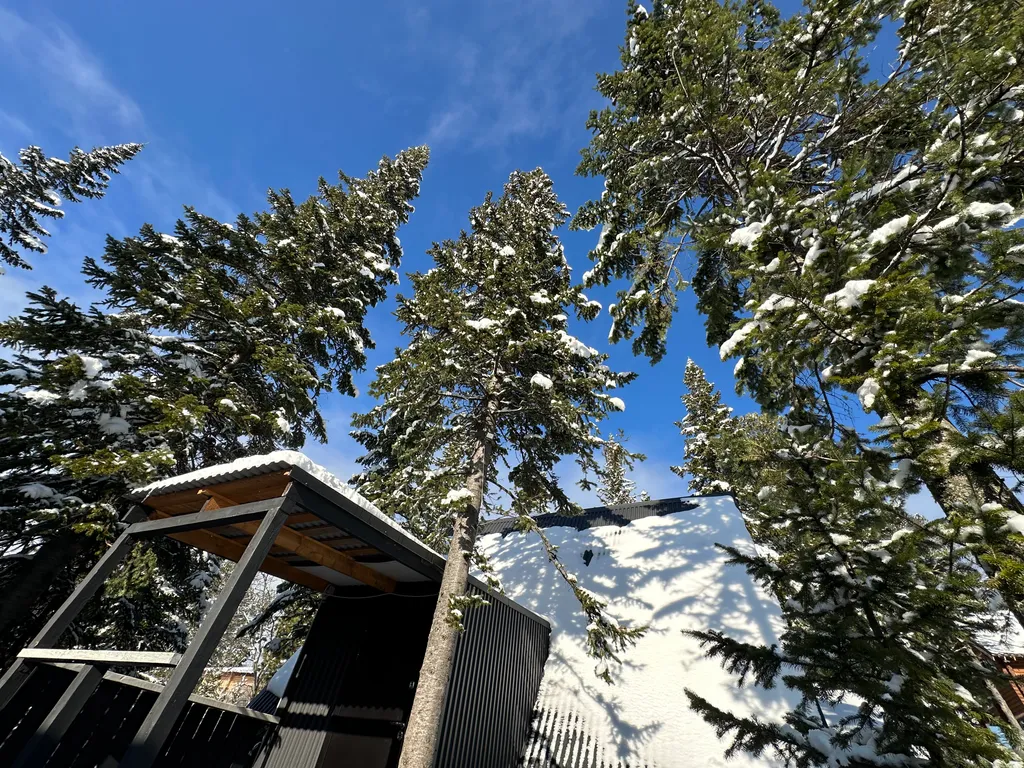 Уютный дом с красивым видом на зелёную гору