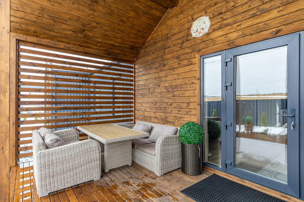 Частный дом с баней на дровах