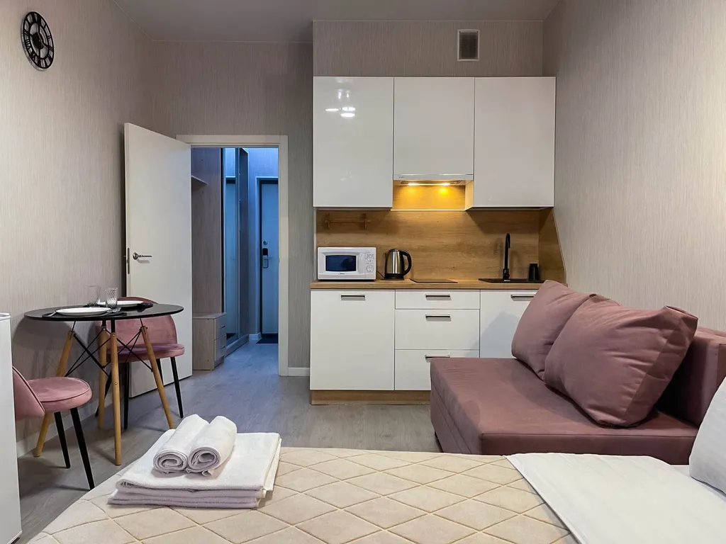 Квартира Квартира студия метро звездная, до 4х человек — Санкт-Петербург