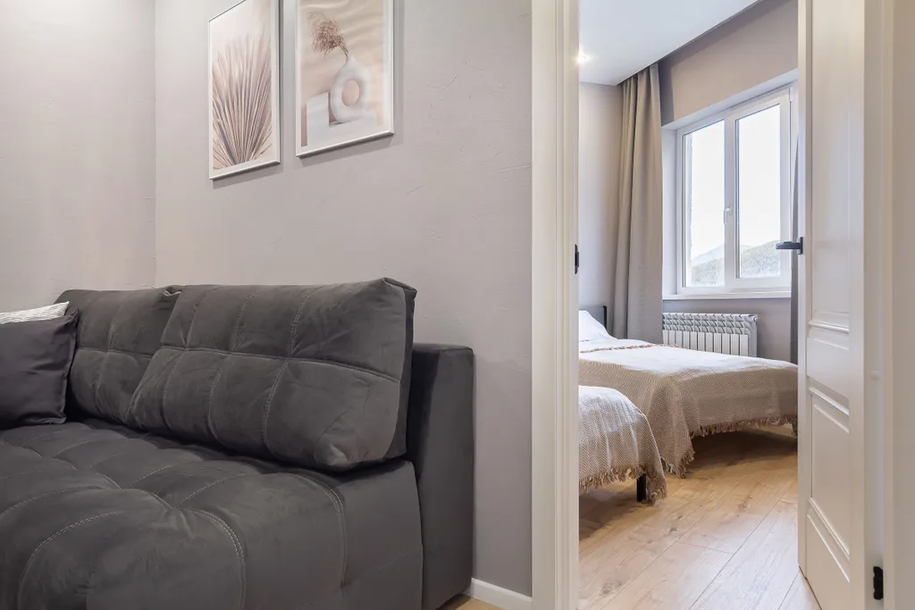 Современная и уютная квартира продуманна до мелочей