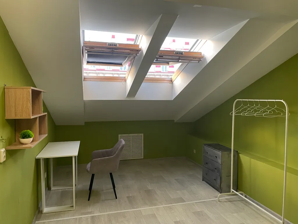 Квартира Зелёная комната на Невской мансарде — Санкт-Петербург