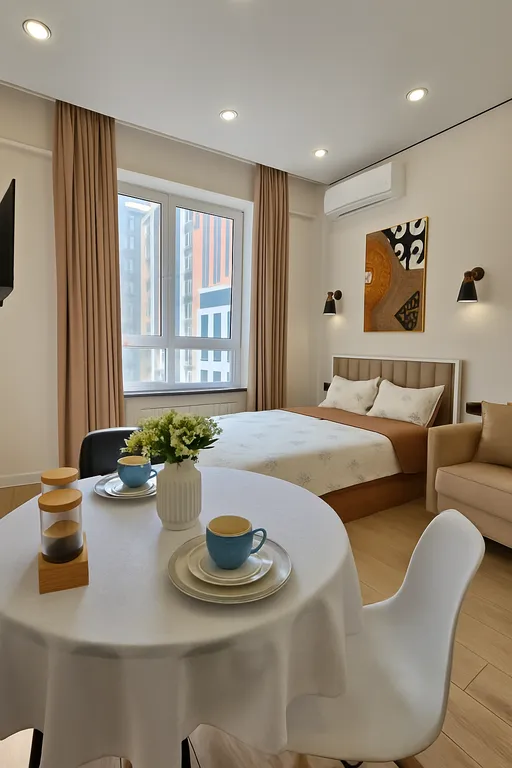 Яркая и стильная студия рядом с mega park