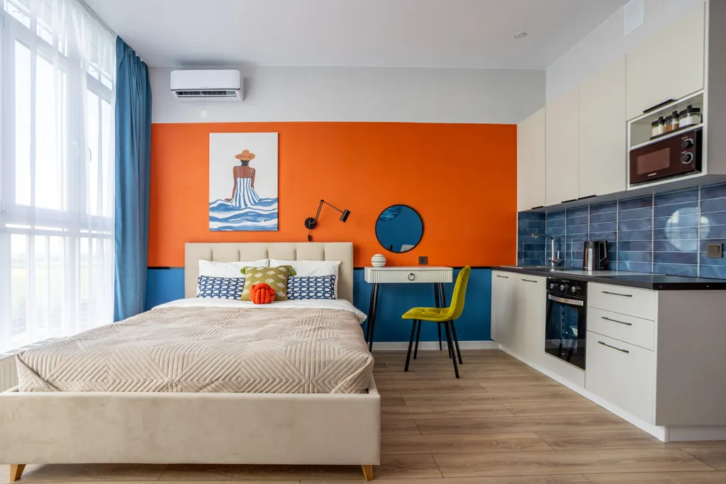 Квартира Яркая, стильная студия Палитра — аренда посуточно в Краснодар