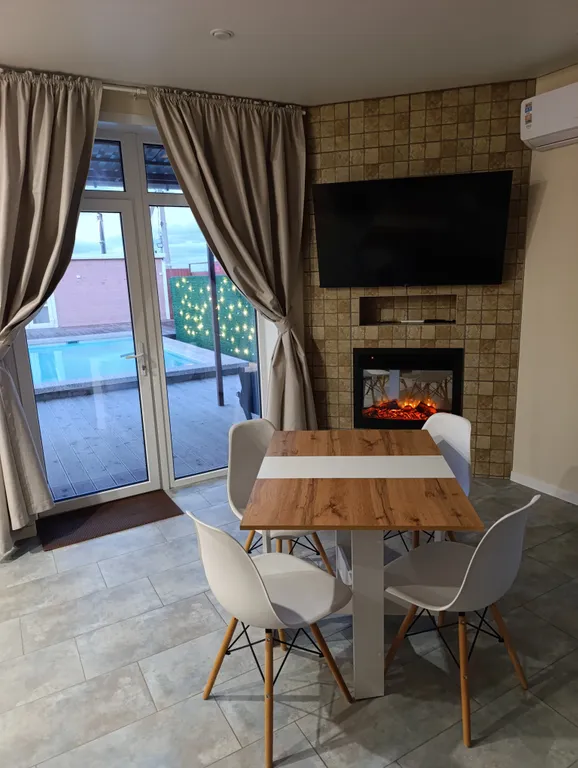 Коттедж ЭКО-Дом с тёплым бассейном и баней в Красном Кургане — Красный Курган