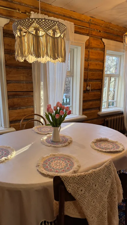 Брeвeнчатaя cтолeтняя изба