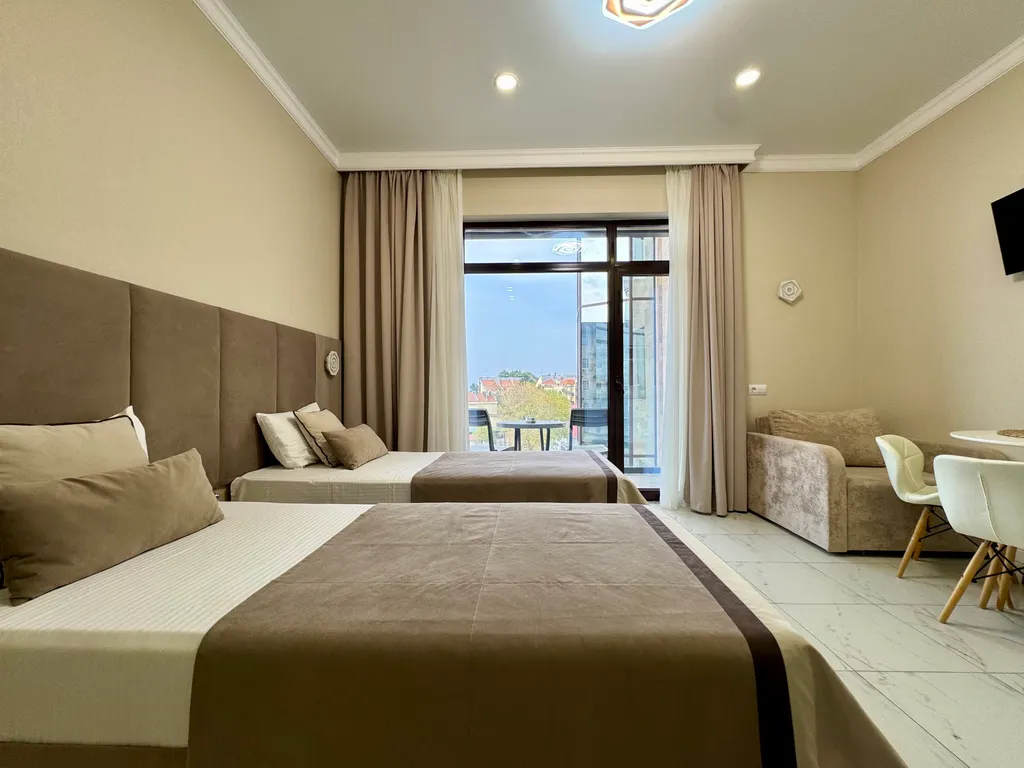 Квартира Квартира Премиум с видом на море и балконом — Лазаревское