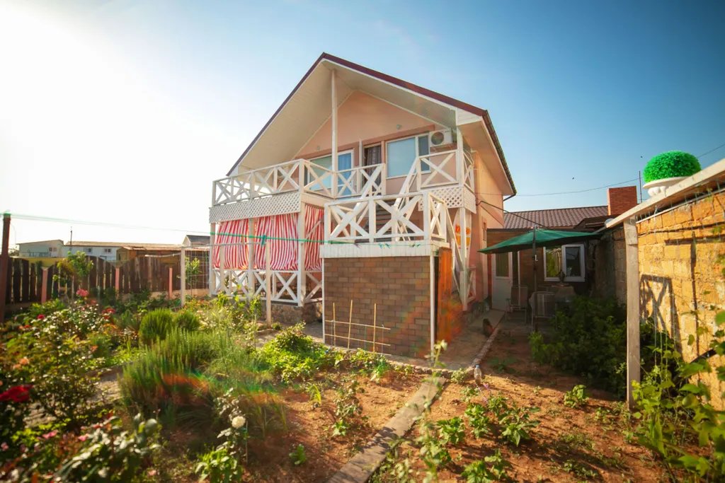 Квартира Квартира Двухкомнатный шестиместный номер на втором этаже с видом на море — Витино