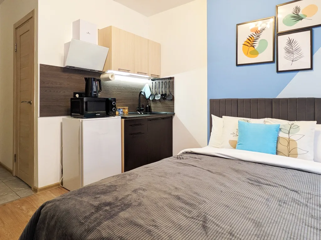 Новая студия, чистый подъезд, свежий ремонт, пешком до Борисоглебского