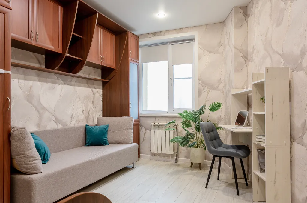 Уютная 2-комнатная квартира, 55 м², 3 кровати